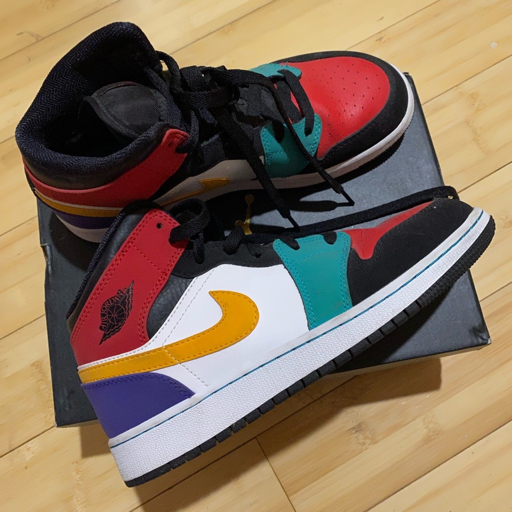 Air jordan 1 Mid Bred Multi-color
